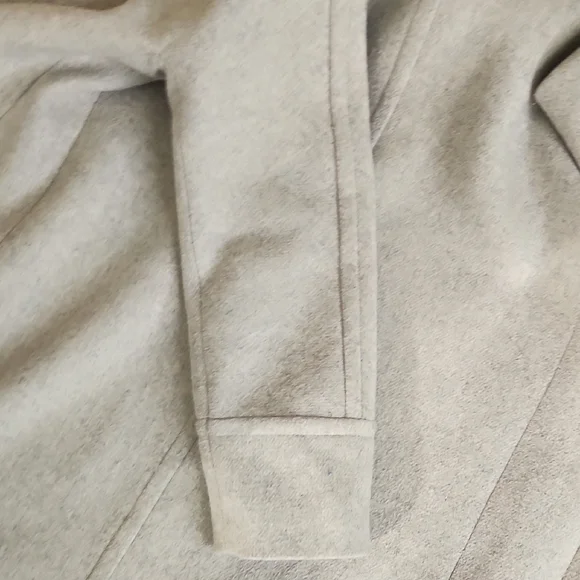 J. Crew Light Gray Trench Coat - Picture 4 of 5